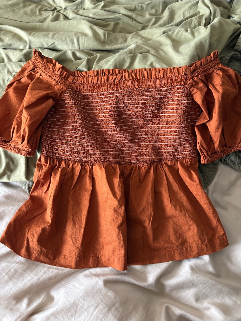 Old Navy Pumpkin Spice Blouse